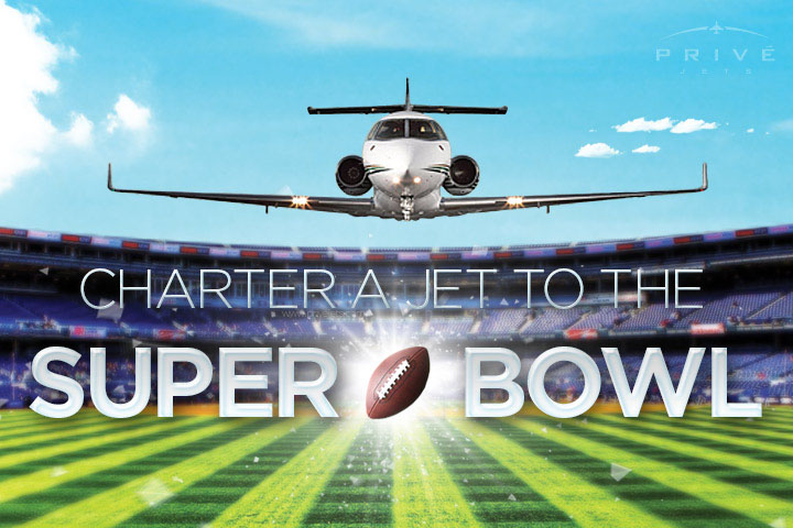 super bowl and private jets