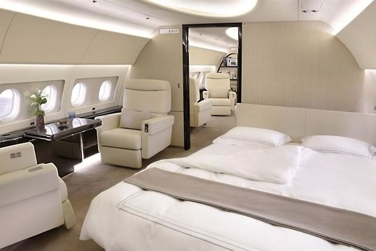 Luxury Beds in the Sky, Jet Airliners with Beds